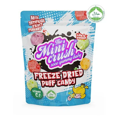 শুকনো ক্রাঞ্চি পাফগুলি হিমশীতল