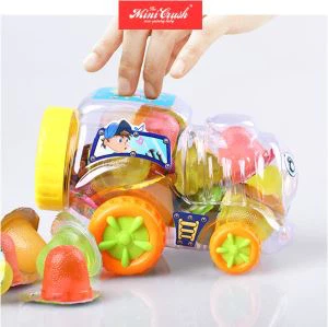 Mixto sabor fruta Mini Mini kiis buuts jalea frasco creativo